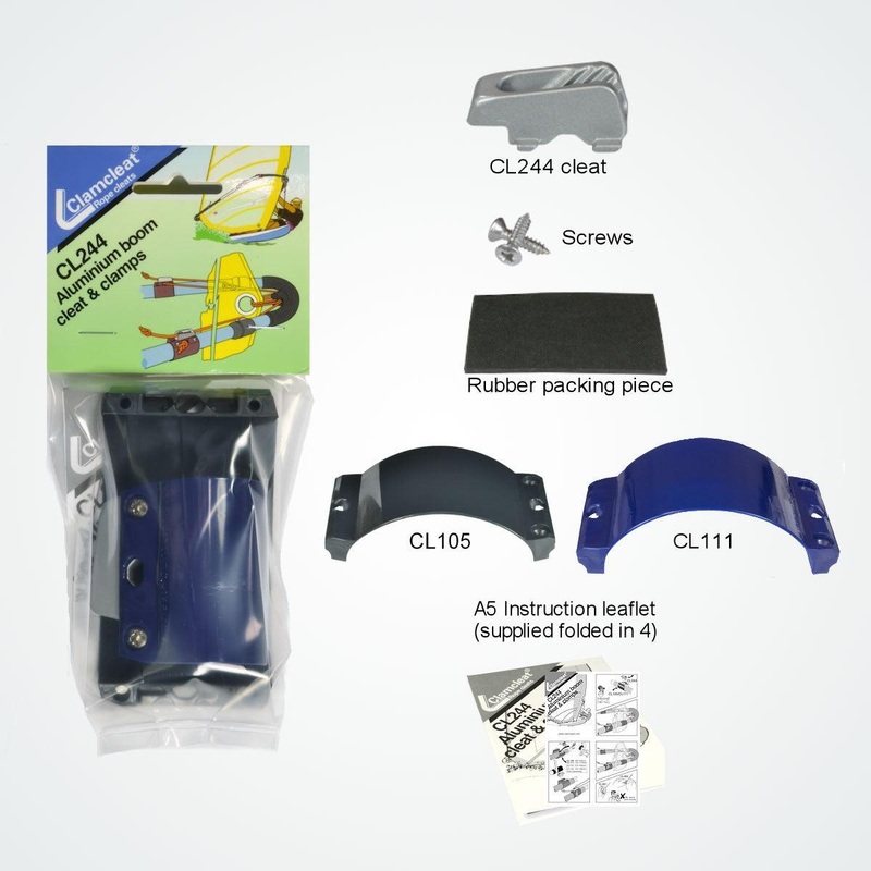 Aluminium Boom Cleat and Clamps