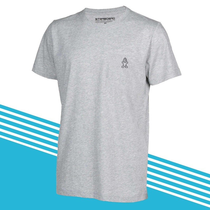 Mens Starboard Grey Tiki Tee