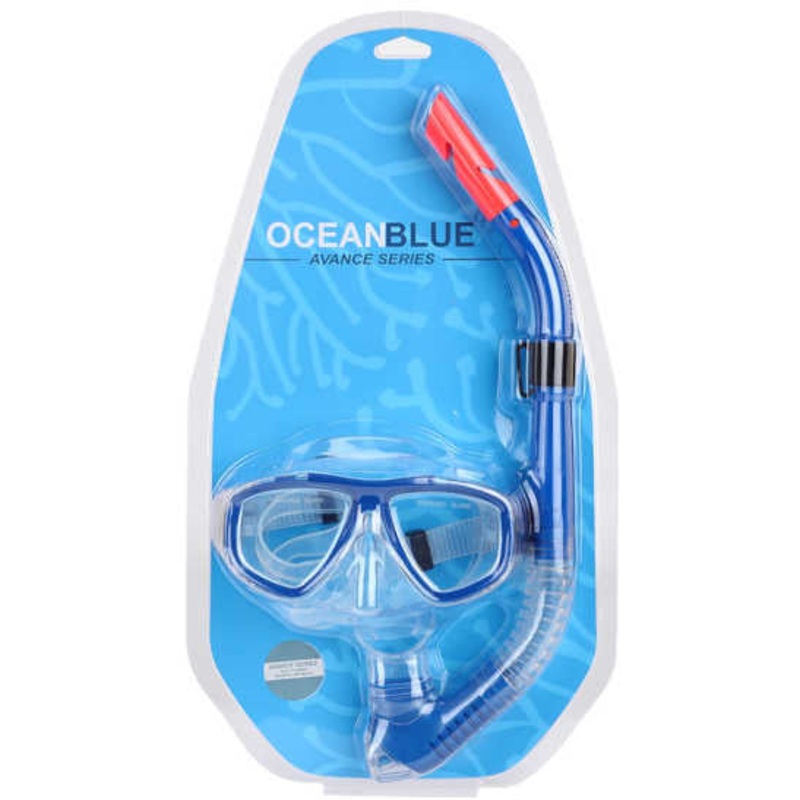 Ocean Blue Base Combo Adult Mask & Snorkel