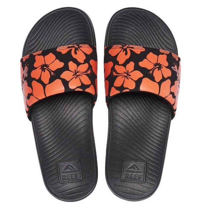 Reef Women One Slide Hibiscus Coral