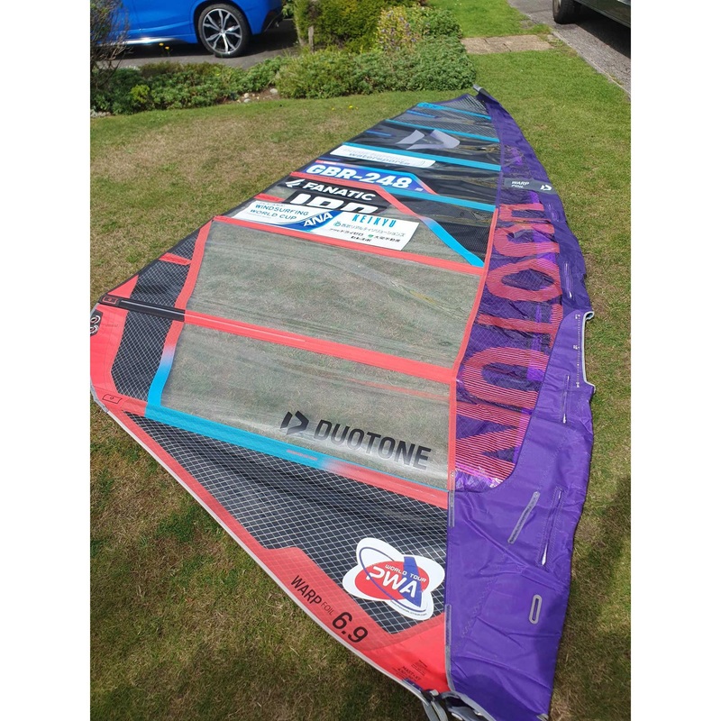 Duotone Warp Foil 6.9 second hand sail