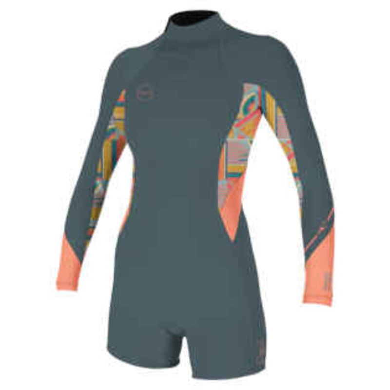 O'Neill Wms Bahia 2/1 Back Zip L/S Spring
