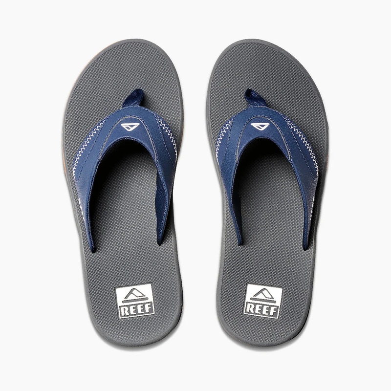REEF Mens Fanning Flip Flop - Navy/Shadow