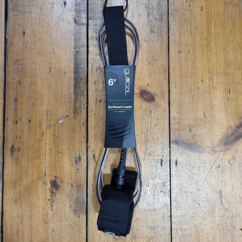 Global Premium Surf Leash Black