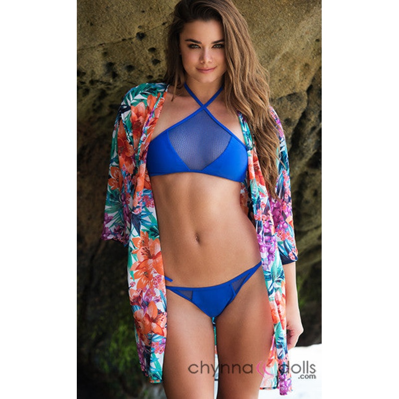 Cannes: Floral Bathing Suit Cover Up