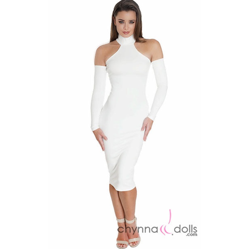 Kyla: Bodycon Midi Dress