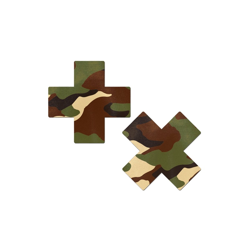 Pastease: Camouflage Cross Pasties