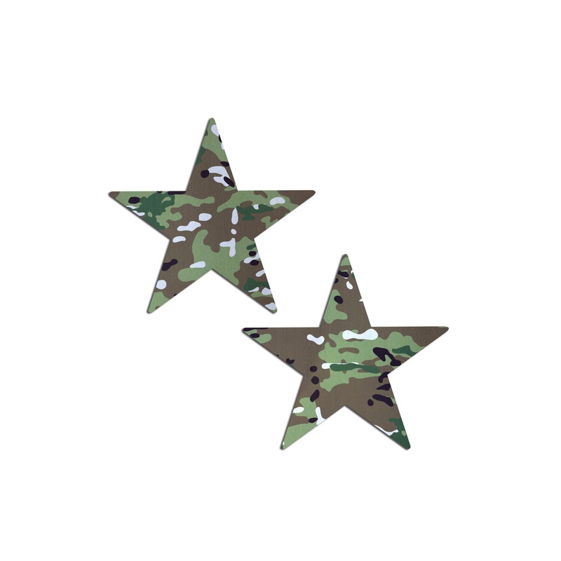 Pastease: Camouflage Nautical Star Pasties