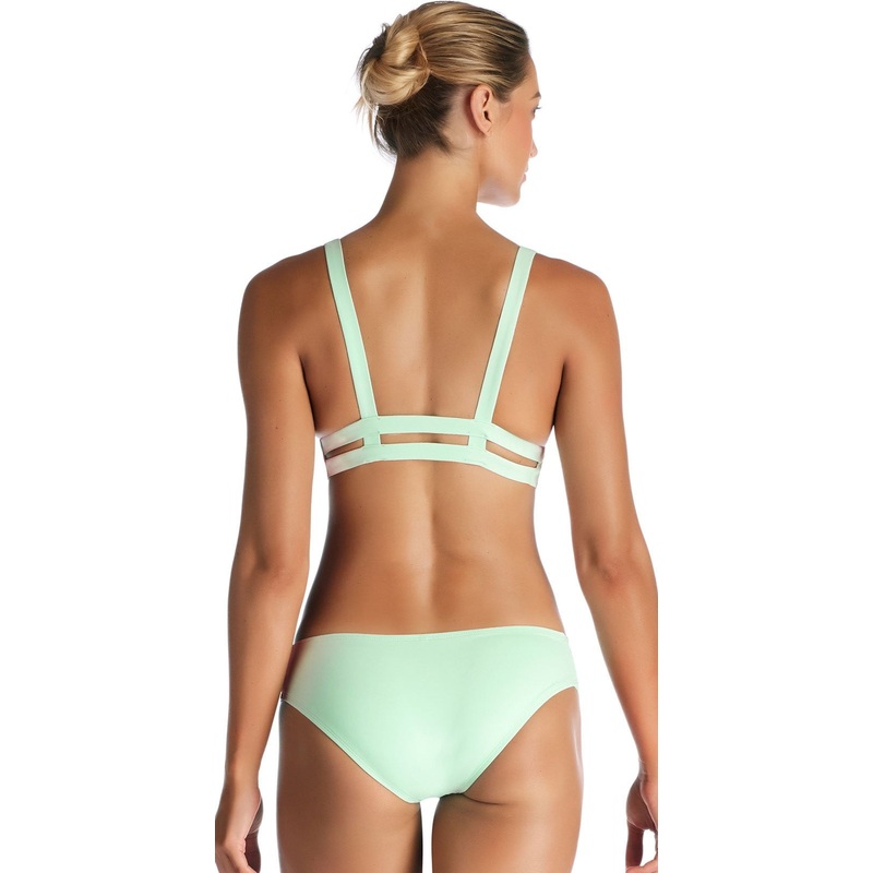 Vitamin A Emelia EcoLux Triple Strap Bikini Bottom in Glacier