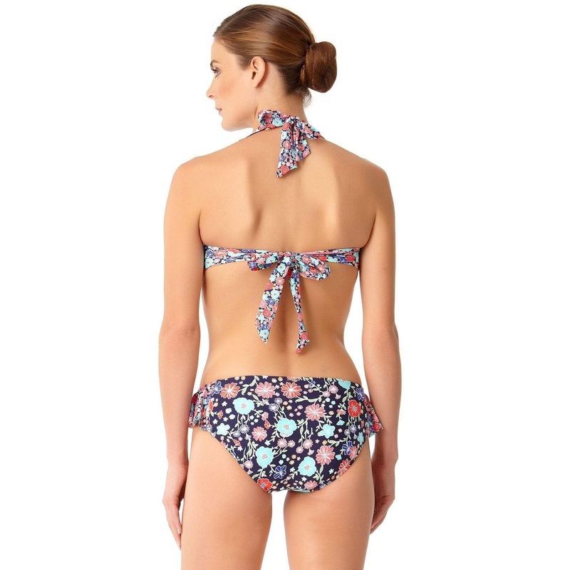 Anne Cole Lazy Daisy Side Flounce Bikini Bottom