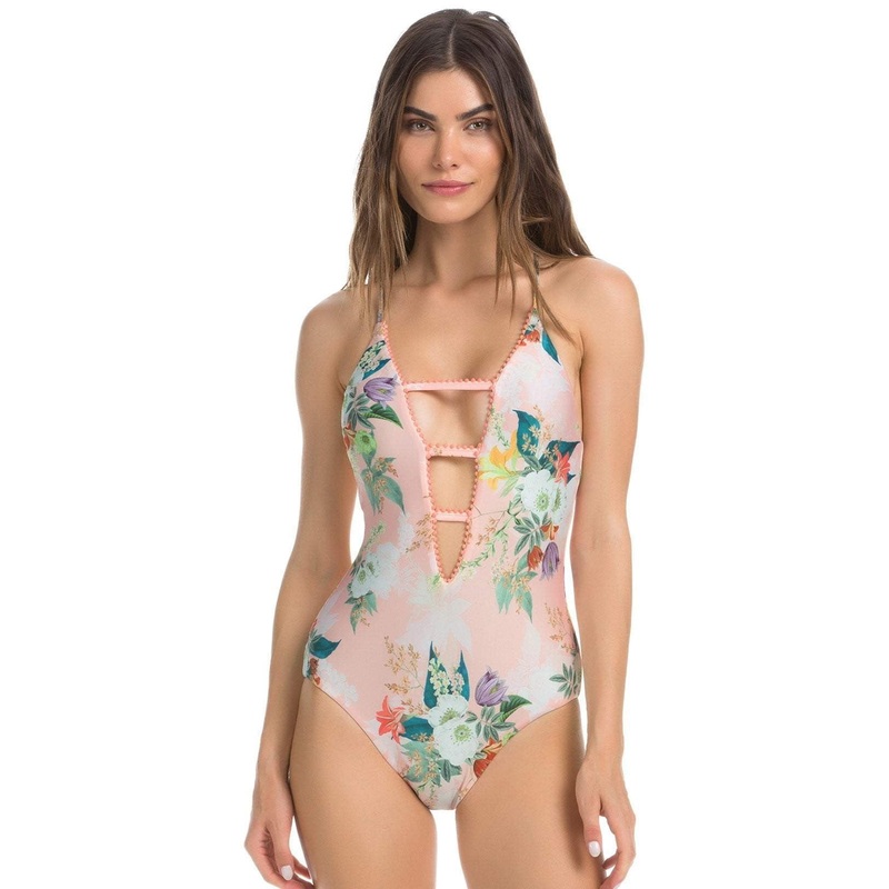 Isabella Rose Blossoms One Piece in Pink Floral 4731084-MUL
