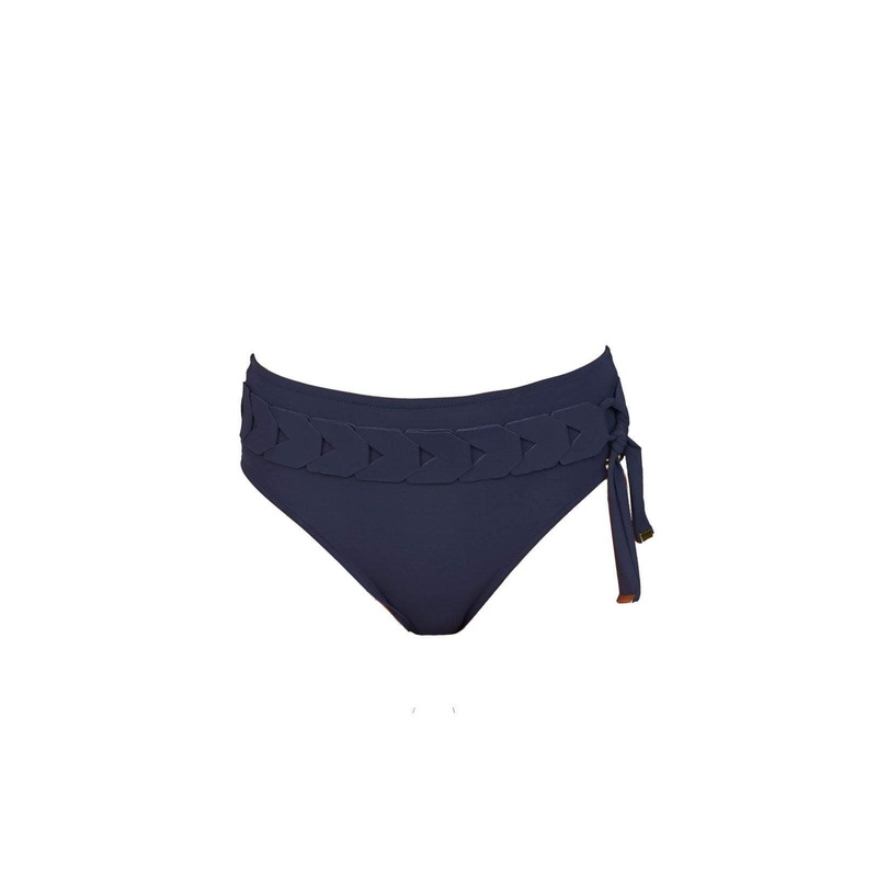 Nuria Ferrer Bruna Belted Bikini Bottom in Blue 66-2