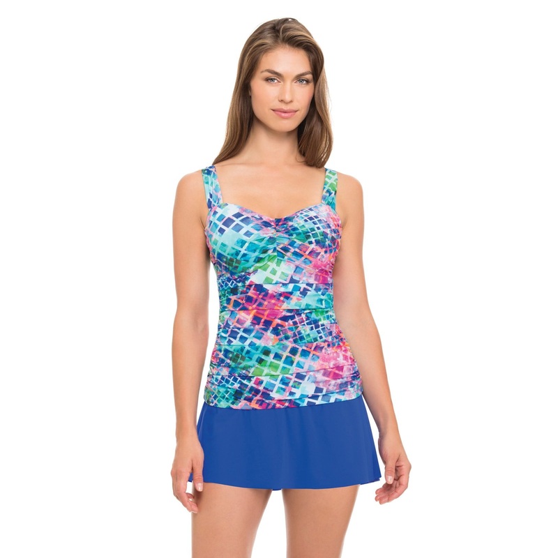 Profile by Gottex Song Bird Underwire Tankini Top E851-1D18/E851-1E18-080