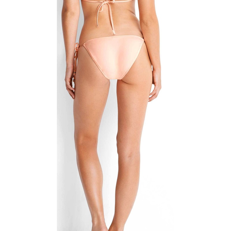 Seafolly Havana Tie Side Bottom in Peach 40342-074-PCH