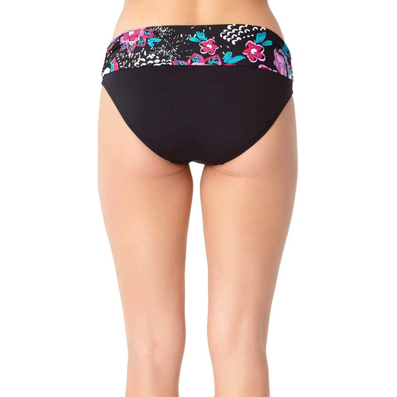 Anne Cole That's a Wrap Wild Flower Fold over Bikini Bottom