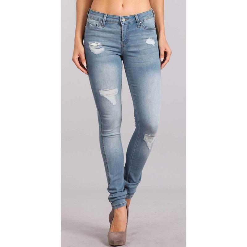 Celebrity Pink Skinny Mid Rise Ankle Pant In Olympian CJ21438SS