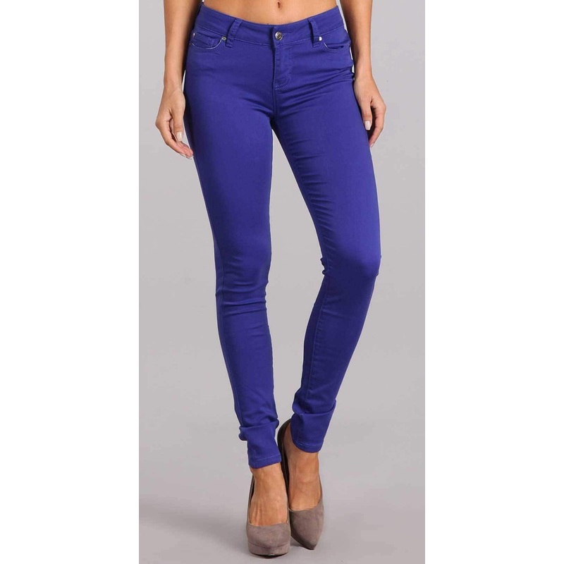 Celebrity Pink Skinny Mid Rise Pant In Spectrum Blue CJ21038Z35