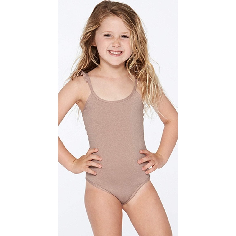 L Space Girls Katie Shimmer One Piece in Dusty Pearl BSKAM18-DSP