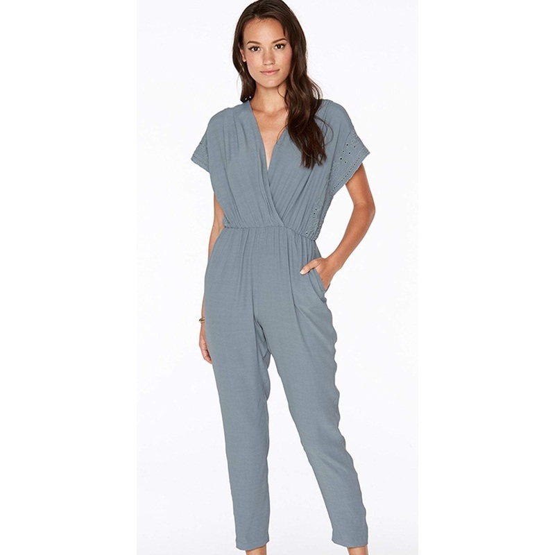 L Space Raquel Romper in Slated Glass RAQJU18-SLG