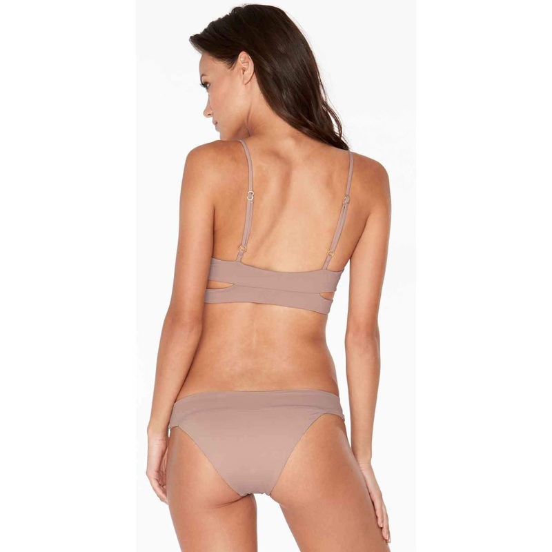 L*Space Veronica Bikini Bottom in Dusty Pearl