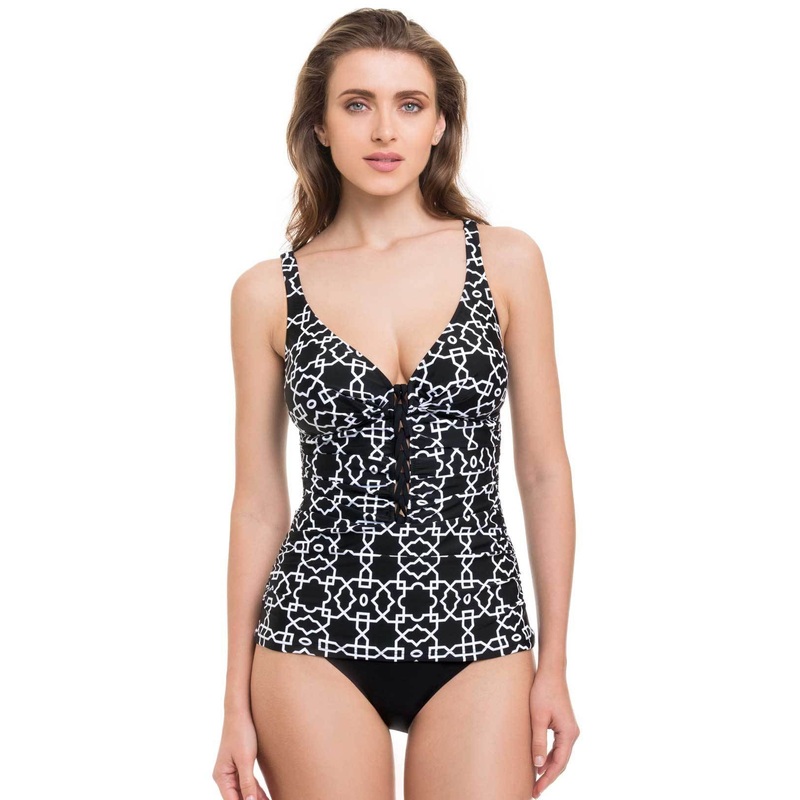 Profile by Gottex Casablanca V Neck Tankini Top E842-1D31-001