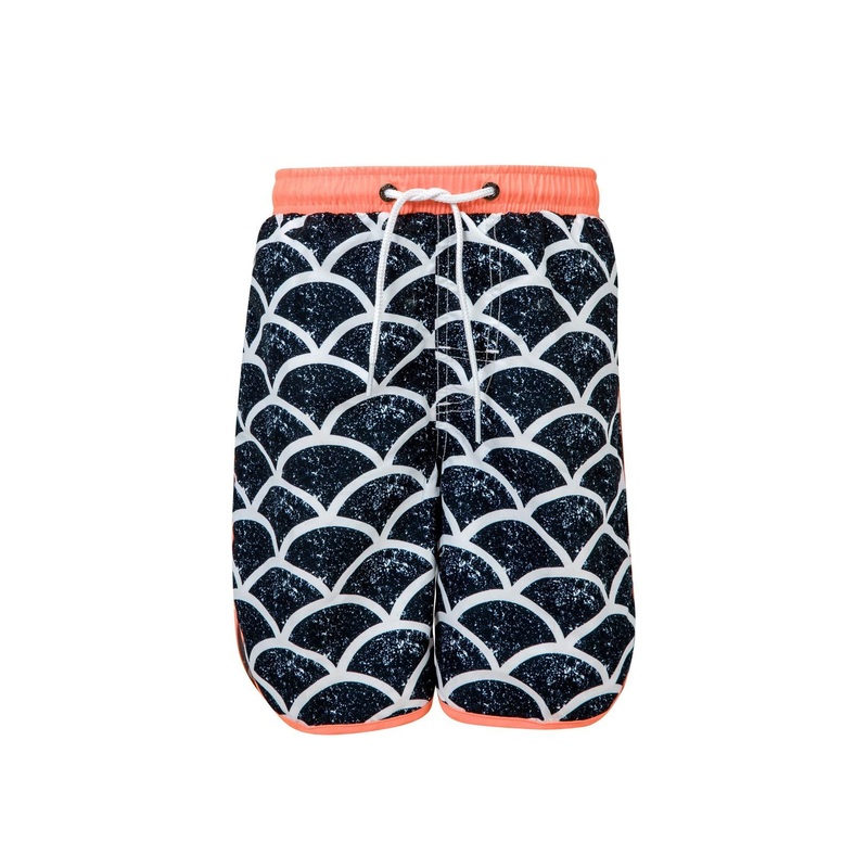 Snapperrock Boys St Barths Board Short in Navy B90043C