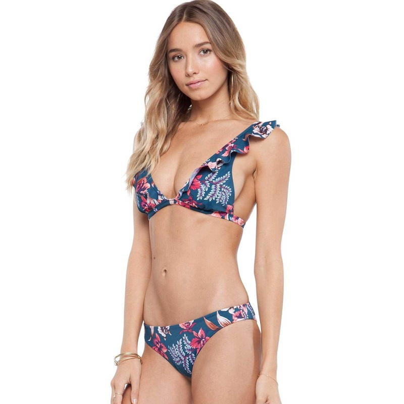 Tori Praver Adriana Tri Top In Indo Blue 1R18STADDF-IBL
