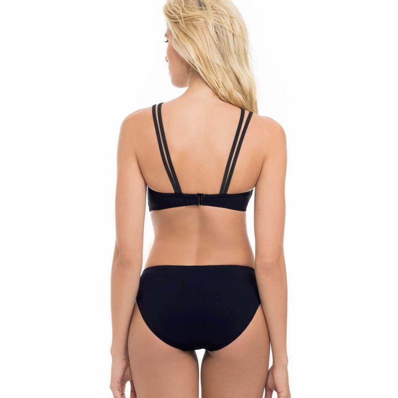Profile by Gottex Tutti Frutti Classic Bikini Bottom in Black-1P90-001