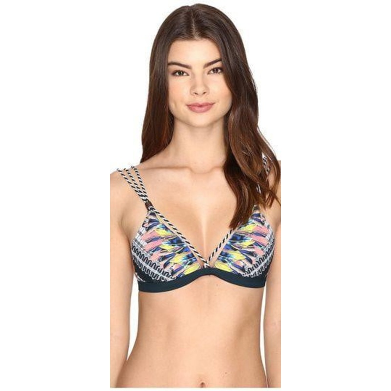Red Carter Feather Warrior Bikini Top RCFW117102
