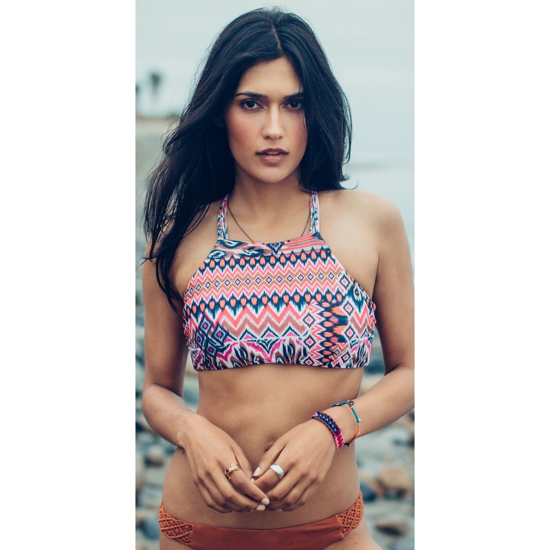 Quintsoul Margarita Macrame High Neck Top W16104628