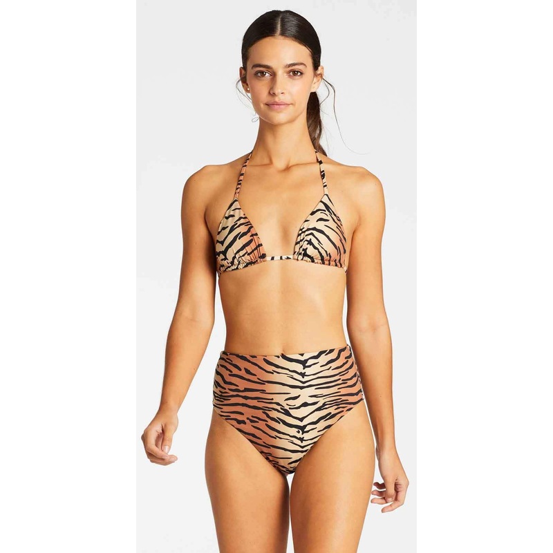 Vitamin A EcoLux Gia Reversible Triangle Bikini Top in Ziva