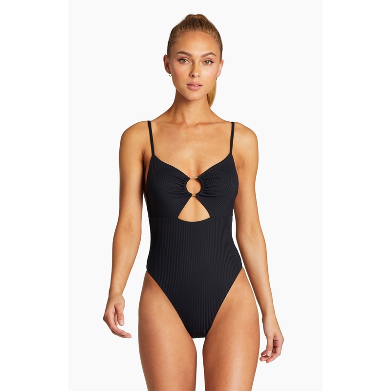 Vitamin A EcoRib Bedette One Piece Swimsuit