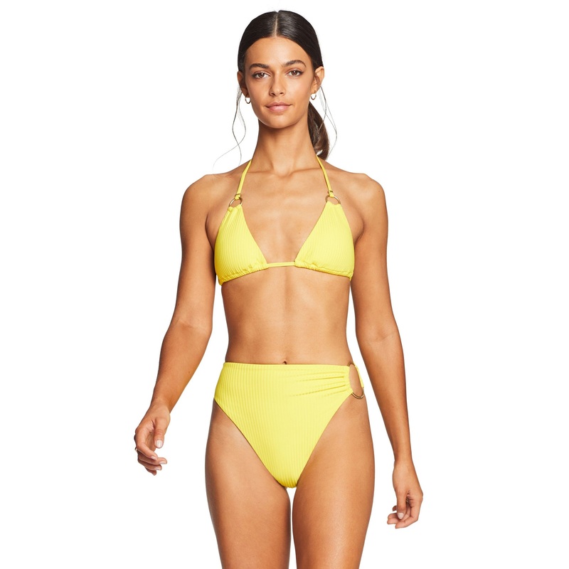 Vitamin A EcoRib Cosmo Halter Bikini Top