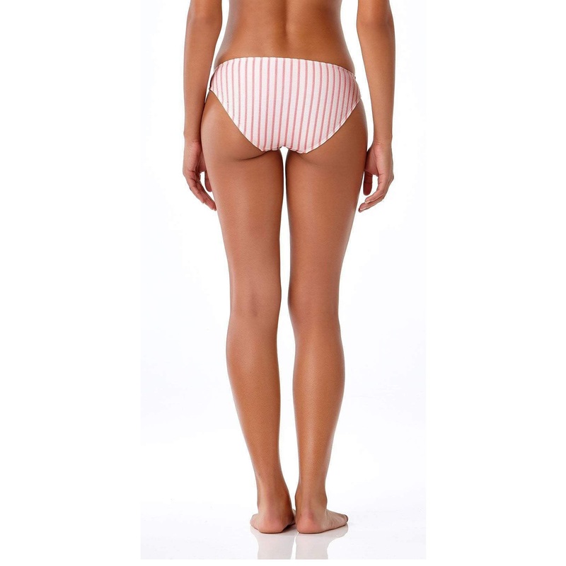 Anne Cole Studio Full Bikini Bottom In Pink Stripe