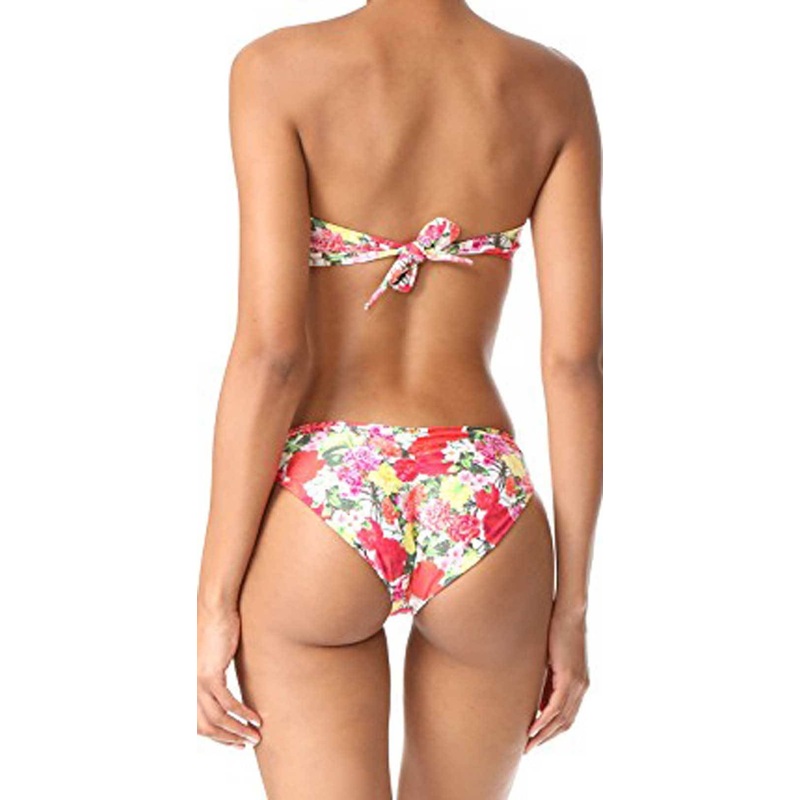 PilyQ Eden Hipster Ruched Full Cut Bikini Bottom
