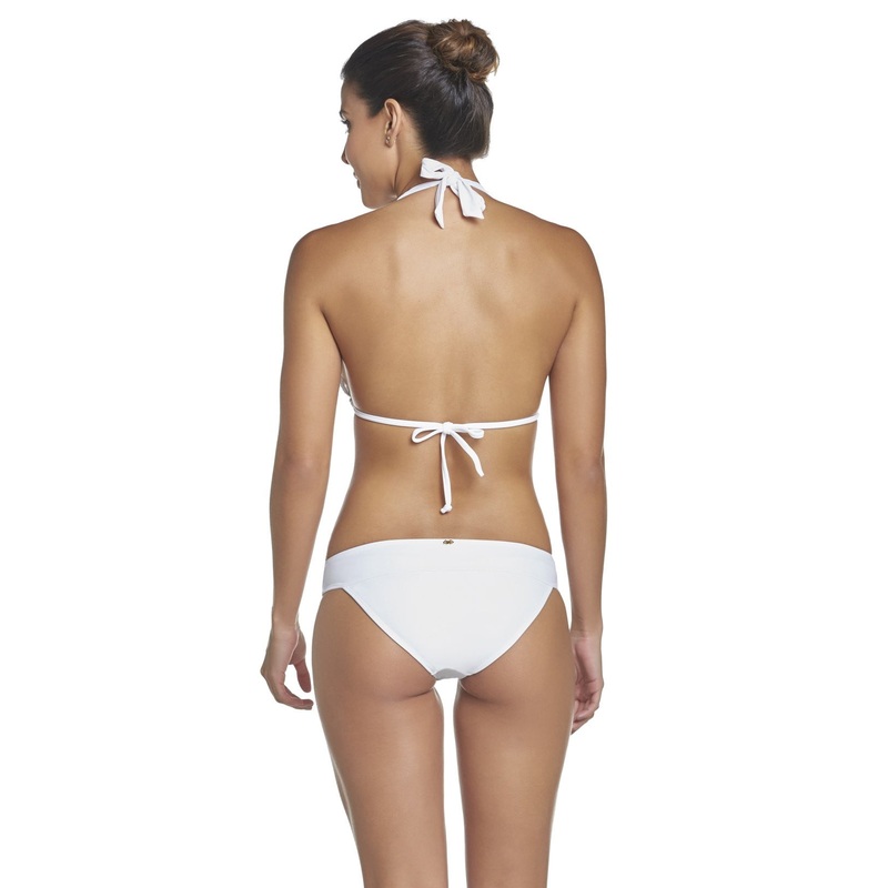 PilyQ Water Lily Lace Banded Full Cut Bikini Bottom