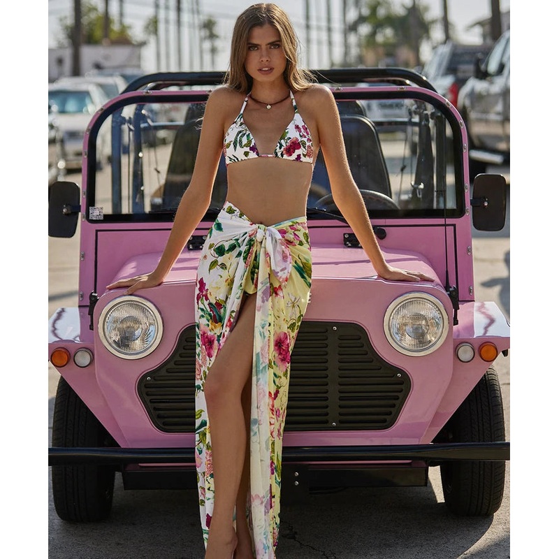 PQ Swim Hibiscus Long Sarong