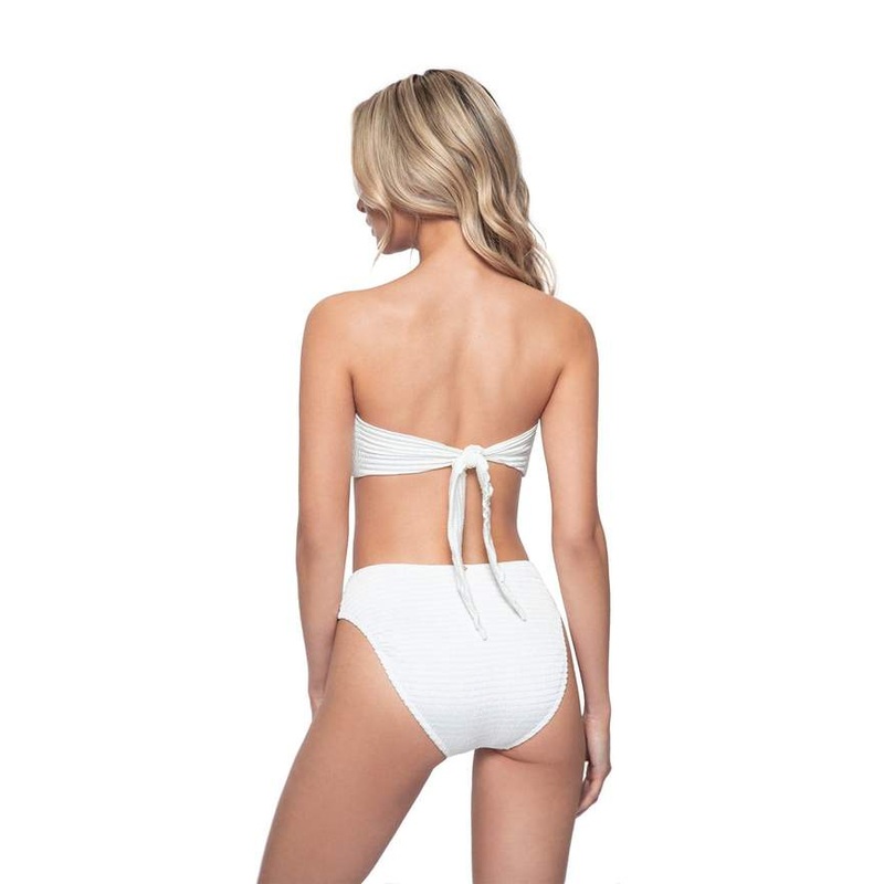 PQ Swim Hillary High Waist Bottoms in Pure