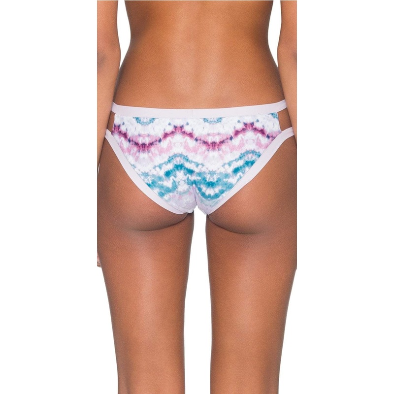 B. Swim Makai Tie Dye Florida Flip Reversible Bikini Bottom