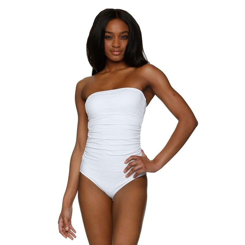 Helen Jon Classic Bandeau One Piece Swimsuit