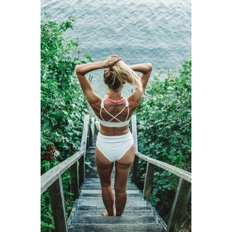 Summer Label Maui Bikini Bottom in Ribbed Foam
