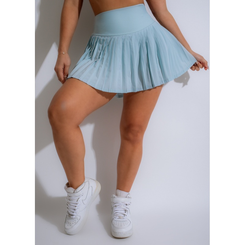 Namaste Tennis Skirt Blue