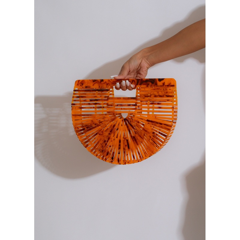 New Lover Tye Die Handbag Orange