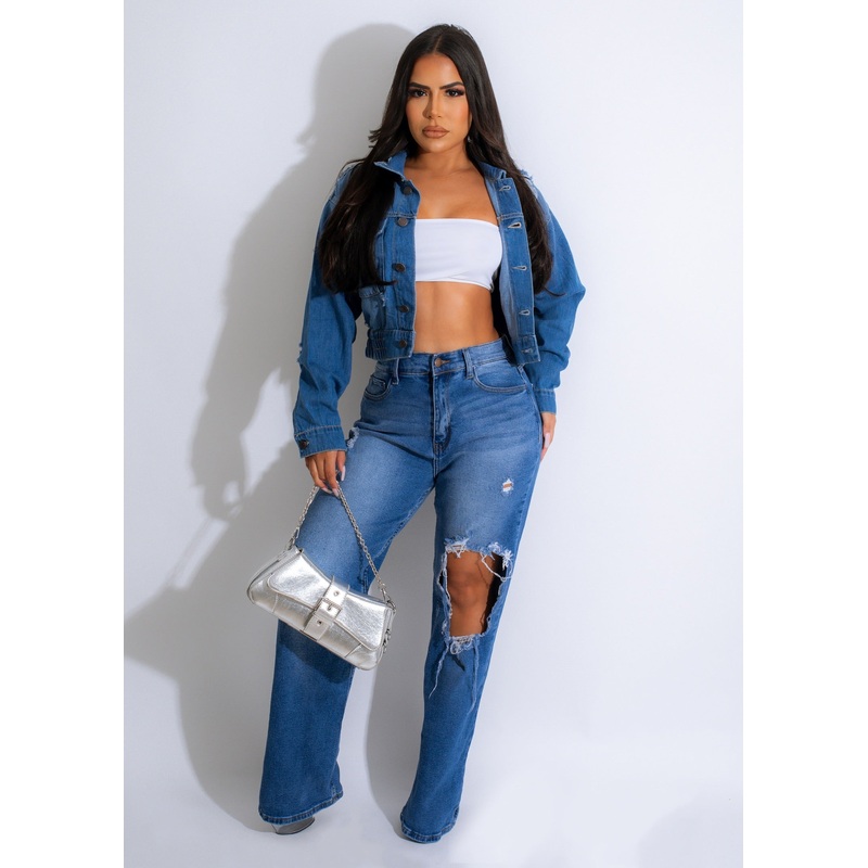 The Prettiest Denim Jacket