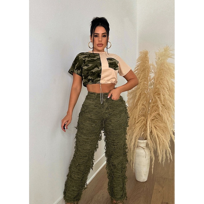 Your Better Camo Ripped Pant