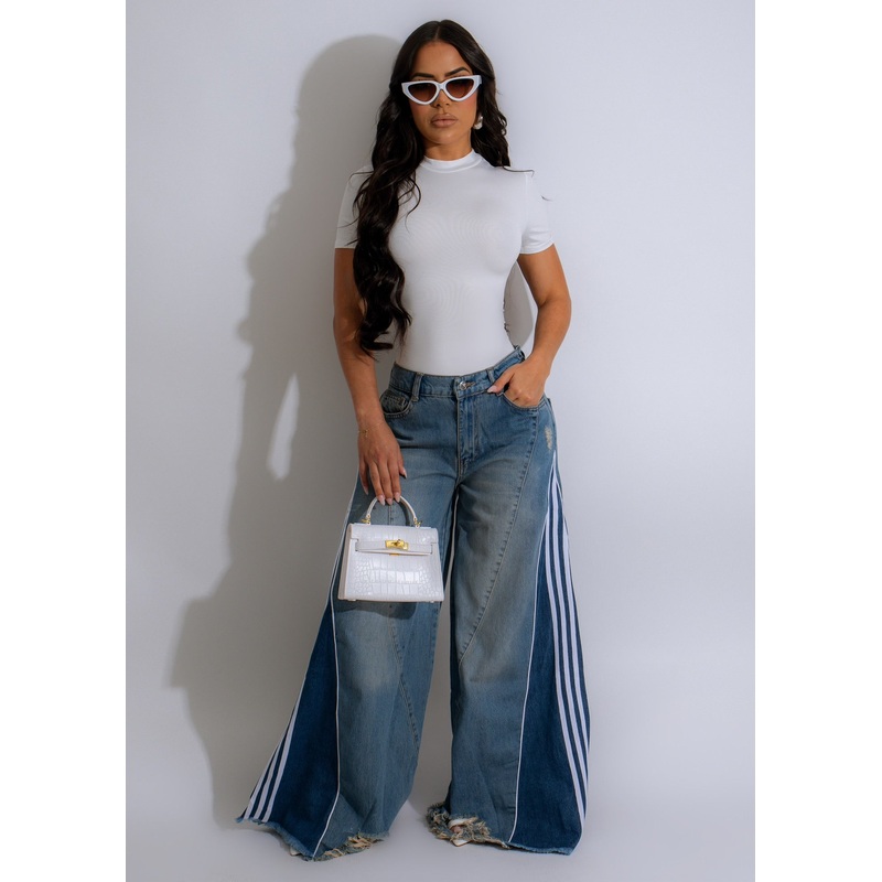 Call Me Distressed Denim Jean