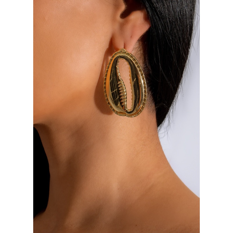 Coastal Luxe Earring Gold