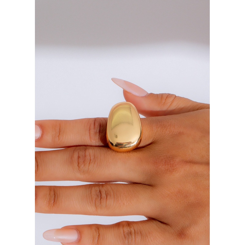 Eclipse Dome Ring Gold