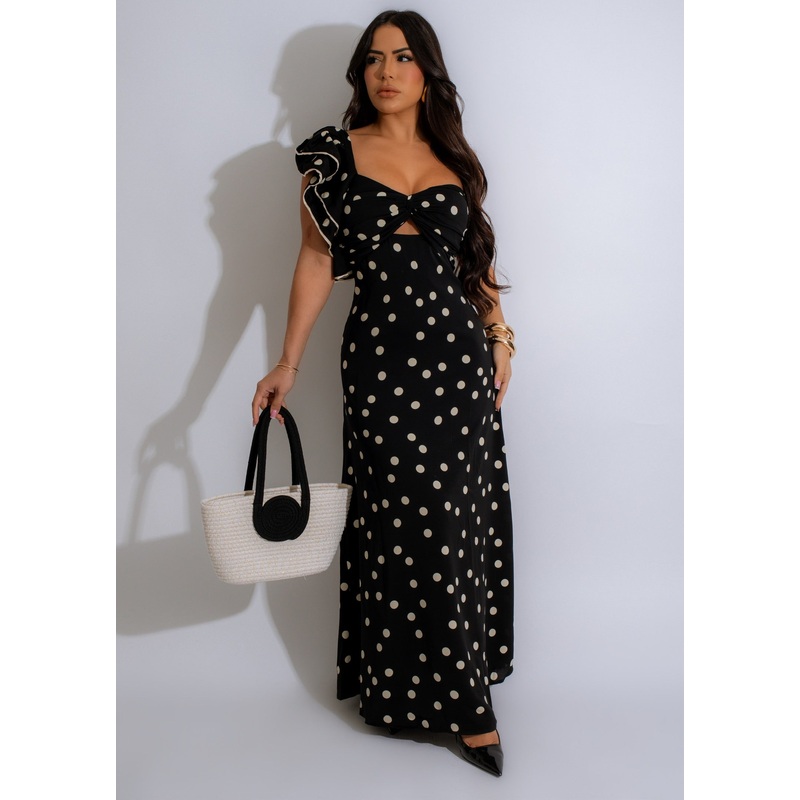 I Always Come Back Maxi Dress Black