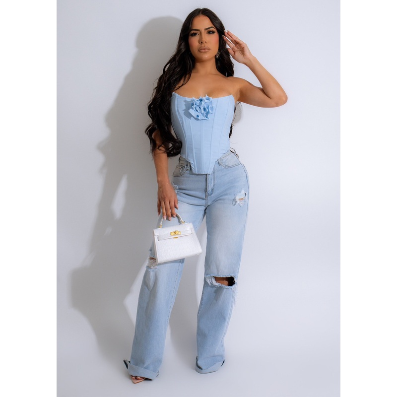 Personal Growth Corset Blue
